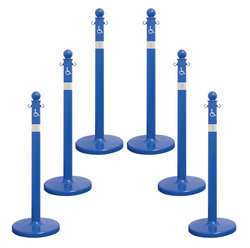 MR. CHAIN 96465-6 HANDICAPPED MEDIUM DUTY STANCHION PK 6