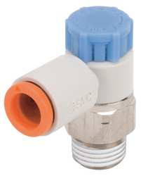 SMC AS2211F-01-06SA SPEED CONTROL VALVE 1/8IN BSPT METER IN
