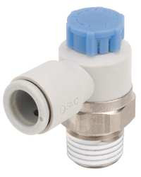 SMC AS2211F-02-04SA SPEED CONTROL VALVE 4MM TUBE 1/4 IN