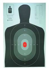 LE TARGETS B-27E PROS-100 SILHOUETTE TARGET PK100