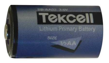 LASCAR BAT 3V6 LITHIUM BATTERY, 3.6V, 1/2 AA