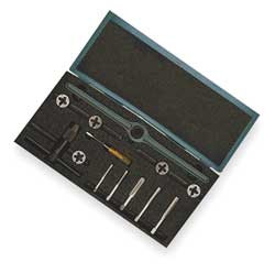 CLEVELAND C00518 TAP AND DIE SET 1/4 TO 1/2 IN 12 PC