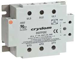 CRYDOM C53TP50CH SOLID STATE RELAY 530VAC 50A ZERO CROSS