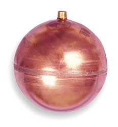 WATTS C7 FLOAT BALL,ROUND,COPPER,7 IN