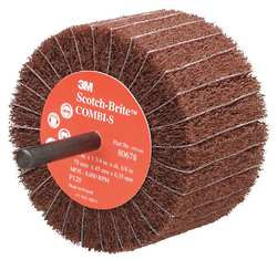 SCOTCH-BRITE CB-ZS FLAP BRUSH WHEEL 3 IN.