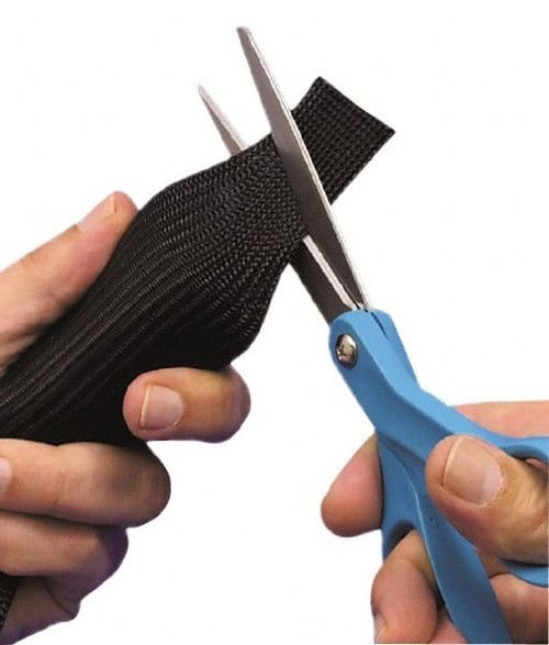TECHFLEX CCP0.75BK250 SLEEVING 3/4 IN EXPANDABLE BLACK 250 FT