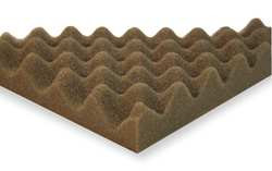 INDUSTRIAL NOISE CF2 ACOUSTIC FOAM CONVOLUTED GRAY 2IN PK4