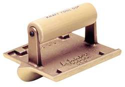 KRAFT TOOL CF314 CONCRETE GROOVER BRONZE/WOOD 1/4 RADIUS