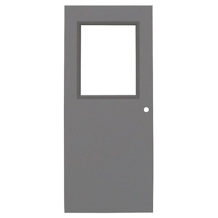 CECO CHMD X HG30 70 X CYL-CE-18ga-WG METAL DOOR WITH GLASS,TYPE 1,84 X 36 IN