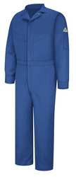 BULWARK CLD4RBLN46 FLAME-RESISTANT COVERALL ROYAL BLUE 46