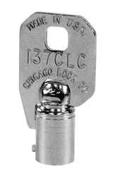 COMPX CHICAGO D137-CLC CIRCULAR KEY BLANK