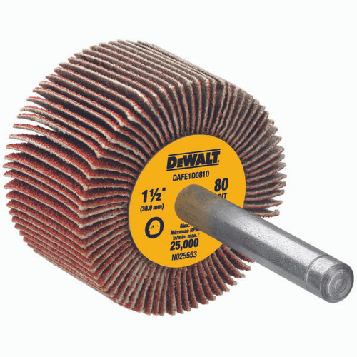 DEWALT TOOLS DAFE1D0810 1 1/2" X 1" X 1/4" HP 80G FLAP WHEEL