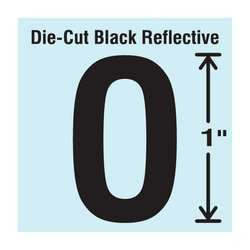 STRANCO INC DBV-1-O-10 DIE CUT LETTER LABEL, O, 10 CARDS,PK10