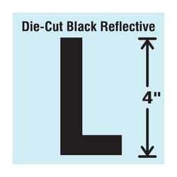 STRANCO INC DBV-4-L-10 DIE CUT LETTER LABEL L PK 10