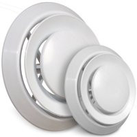 IMPERIAL MANUFACTURING DR-06 DIFFUSER CEILING ROUND 6IN WHT