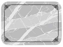 CARLISLE FOOD SERVICE PRODUCTS DX5320M TRAYMAT 13-5/8X18-3/4" MARBLE ELEGANCE