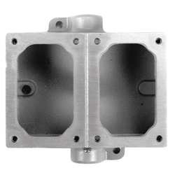 APPLETON ELECTRIC EDSC372-SA MOUNTING BODY 2GANG 1IN FEED-THRU ALUM