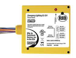 FUNCTIONAL DEVICES INC / RIB ESR02P ENCLOSED RELAY DPDT 20A @ 300VAC