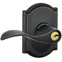 SCHLAGE F51A VACC716CAM ENTRY ACCENT AGED BRONZE CAMEL