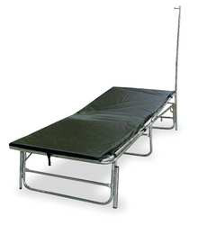 FSI F-EM-262A PORTABLE MEDICAL FIELD COT WITH IV POLE