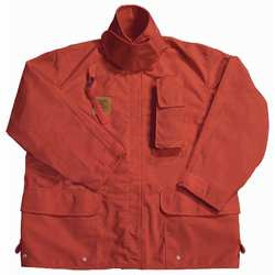 FIRE-DEX FS1J00L3 TURNOUT COAT RED 3XL COTTON