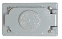 APPLETON ELECTRIC FSK-WGF1 WEATHERPROOF COVER VERTICAL SELF CLOSING