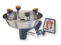 GUARDIAN EQUIPMENT G1724 EYEWASH STATION WALL MOUNT SS 15-1/2 W