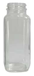 QORPAK GLA-00824 CLEAR FRENCH SQUARES