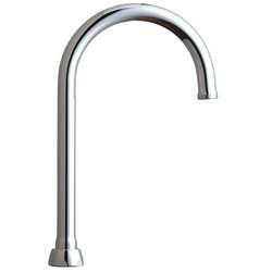 CHICAGO FAUCETS GN2AJKABCP GOOSENECK SPOUT BRASS
