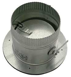 DUCTMATE GR6POCR9GA26D PRESS ON COLLAR WITH DAMPER 9 IN