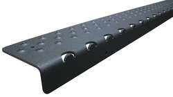 COLUMBUS MCKINNON NSSN190 STAIR NOSING BLACK ALUMINUM 2-1/2 FT W