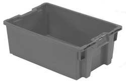 ORBIS GS6040-22 Grey STACK AND NEST BIN 23-5/8 IN GRAY