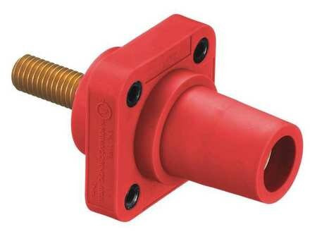 HUBBELL HBLFRSCR RECEPTACLE FEMALE RED TAPER NOSE STUD