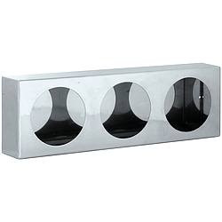 BUYERS PRODUCTS LB6183SST TRIPLE ROUND STAINLESS STEEL LIGHT CABIN