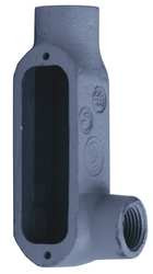 APPLETON ELECTRIC LR400-M CONDUIT BODY STYLE LR 4IN MAL IRON