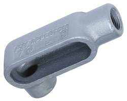 APPLETON ELECTRIC LR77 CONDUIT BODY STYLE LR 2-1/2IN IRON