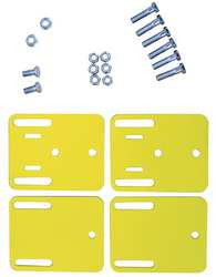 PS DOORS LSG-FB-2205 PCY MOUNT BRACKET PWDR CT FLATBAR 4 IN W