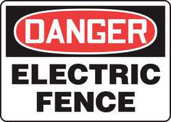 ACCUFORM SIGNS MADM033VA DANGER SIGN,ALUM,10X14 IN,ENGLISH