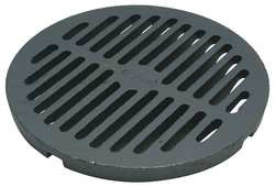 ZURN INDUSTRIES P550-GRATE FLOOR GRATE CAST IRON 8 IN DIA.
