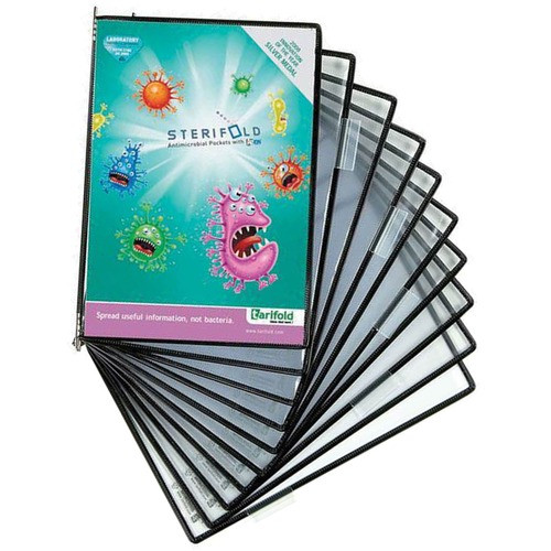TARIFOLD PA070 ANTIMICROBIAL PIVOT POCKETS PK 10