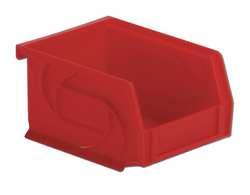 LEWIS BINS PB54-3 RED HANG AND STACK BIN HOPPER RED