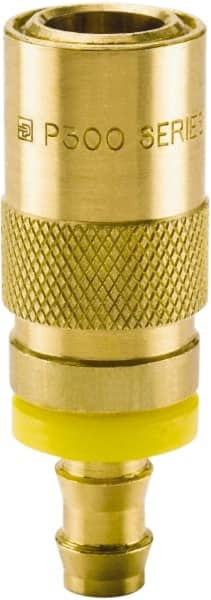 PARKER PC204-BP BODY 1/4 HOSE ID 1/4 IN BODY BRASS