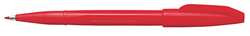 PENTEL PENS520B PEN POROUS POINT FINE RED PK12