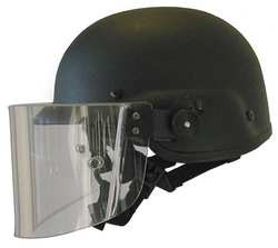 UNITED SHIELD PST SC650-IIIA-BLKXLG-DK5H150S FACE SHIELD BLACK X-LARGE SHORT