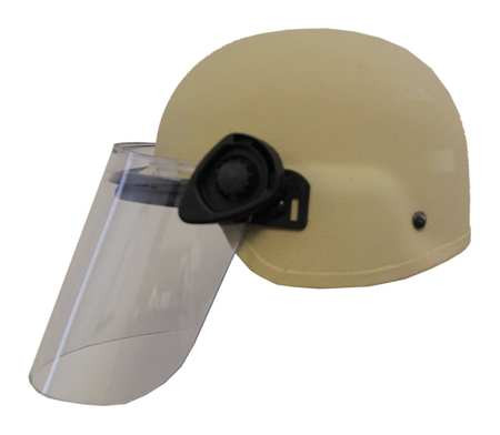 UNITED SHIELD PST SC650-IIIA-TNMD-DK5H150 FACE SHIELD TAN MEDIUM