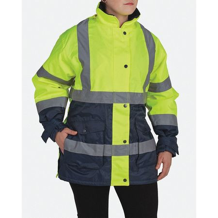 UTILITY PRO WEAR UHV664-L LADIES JACKET HI-VIS LRG YLW/NVY