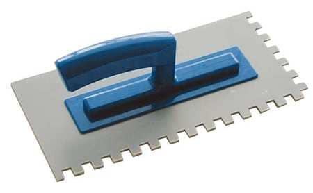 THERMOSOFT TRWL3838 PLASTIC TROWEL INCLUDES NOTCH