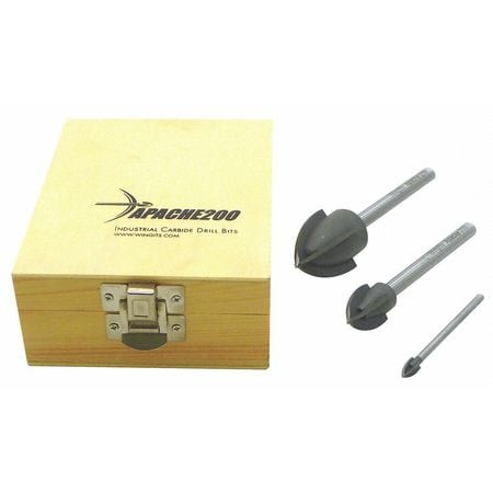 WINGITS WA2003PCS APACHE200 DRILL BIT SET PK3