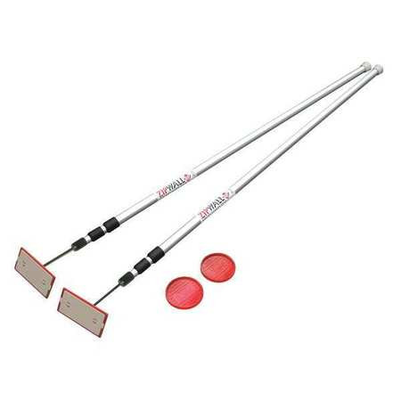 ZIPWALL SLP2 SPRING LOAD POLE 12FT 2PK
