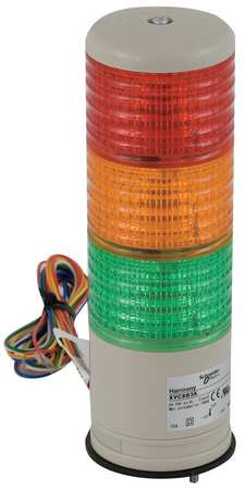 SCHNEIDER ELECTRIC XVC6B3K TOWER LIGHT 60MM STEADY 0.08A RED ORG GR